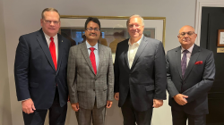 परराष्ट्रमन्त्री साउद र अमेरिकी पूर्वविदेशमन्त्रीबीच भेट